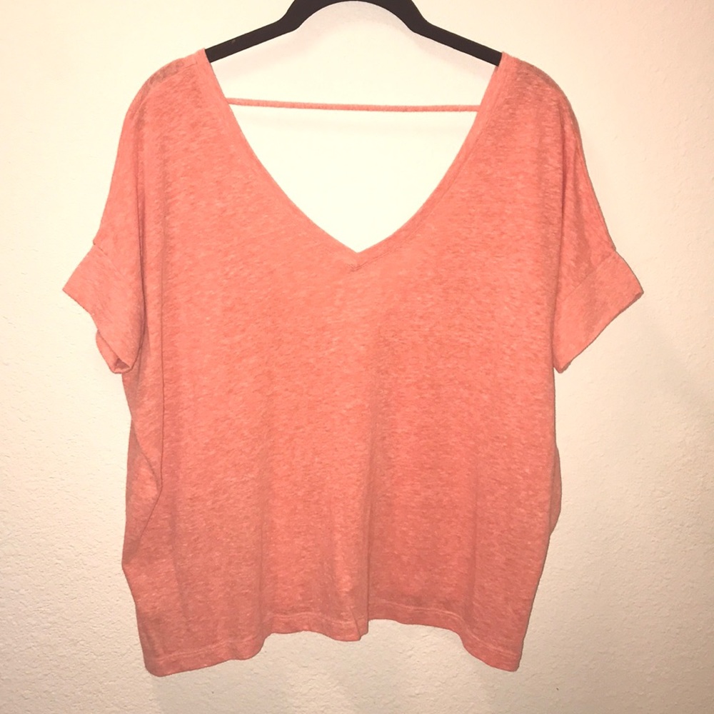 *SOLD*Forever21 Flowy Deep V Top
